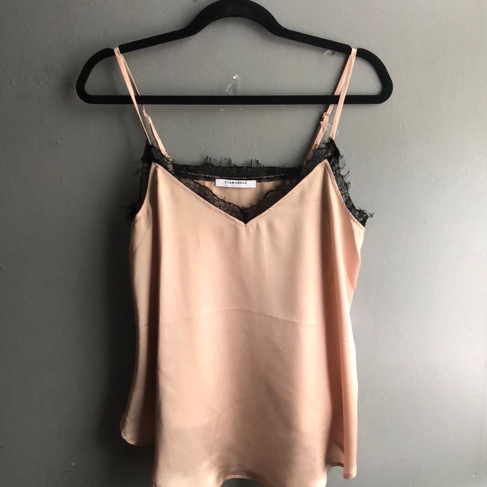 Gorgeous blush silk top